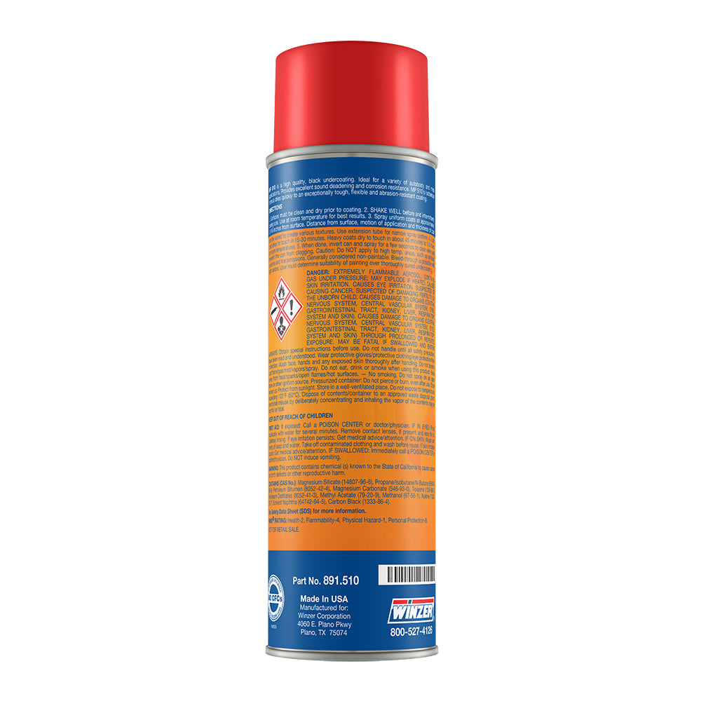 Winzer Mp 510 Rubberized Undercoating - 16 Oz Net Weight - Aerosol
