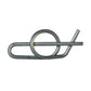 2.756 Inch Locking Cotter Pin Fits Shaft 1 Inch Regular Zinc Coated Ring Clip
