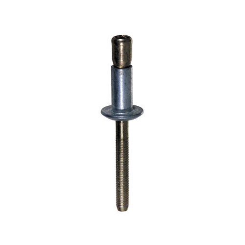 0.080 - 0.375 Inch Grip 1/4 Inch Dia X 1.181 Inch Steel Protruding Head Monobolt Structural