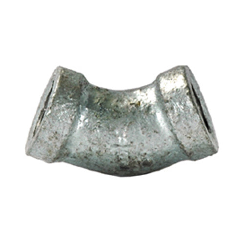 3/4 Inch Sch 40 Fnpt Galvanized Malleable Iron 45 Degree Elbow