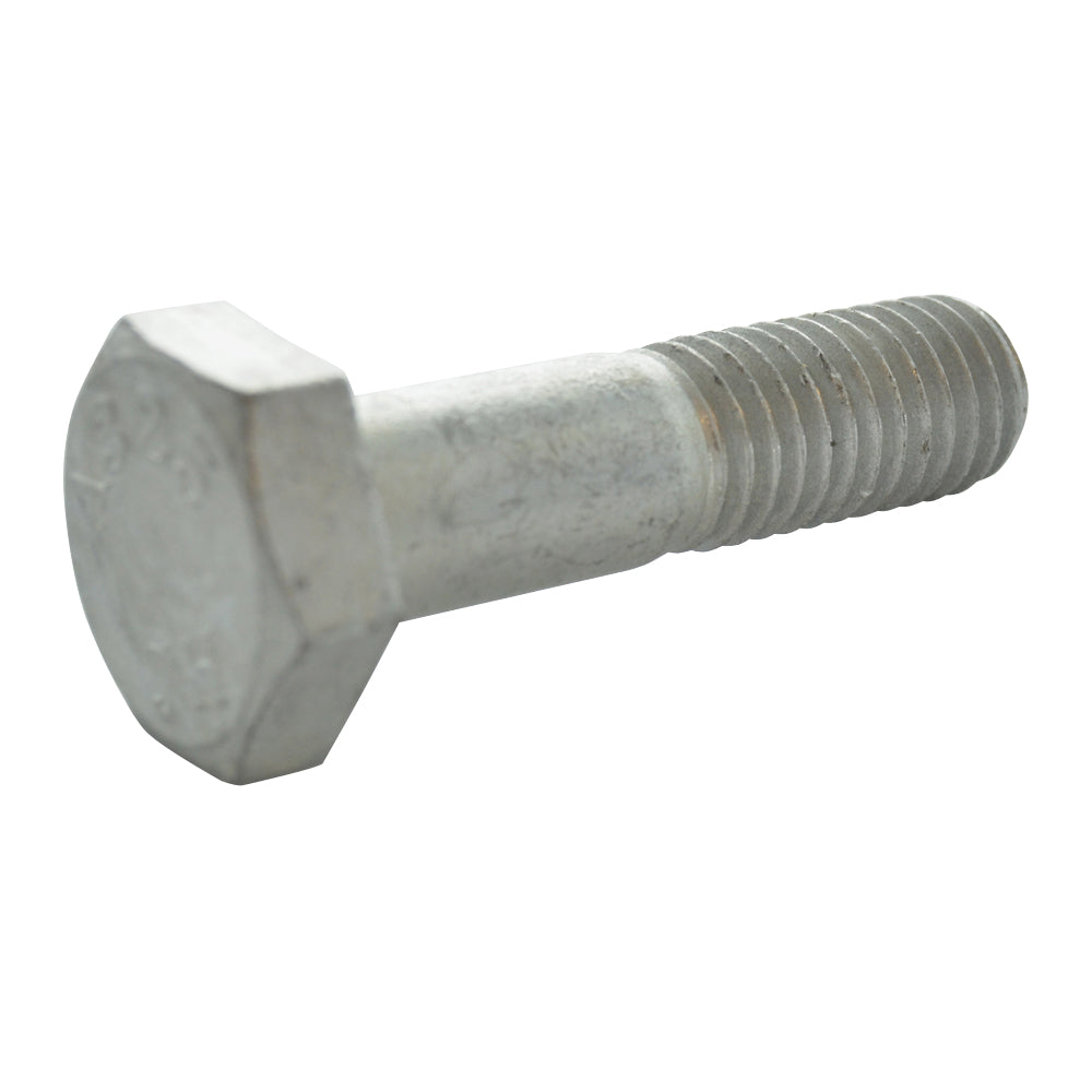 3/4-10 x 2-3/4 Inch Coarse Hot Dipped Galvanized Steel Hex Head Structural Bolt