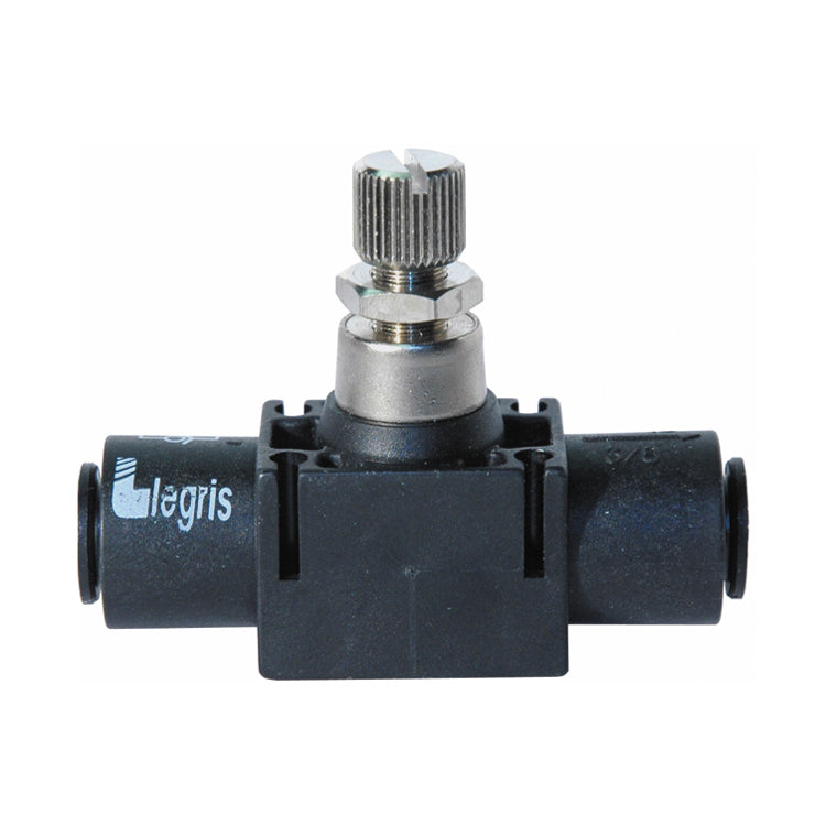 3/8 Inch Compression Technical Polymer Inline Flow Control Tube Valve