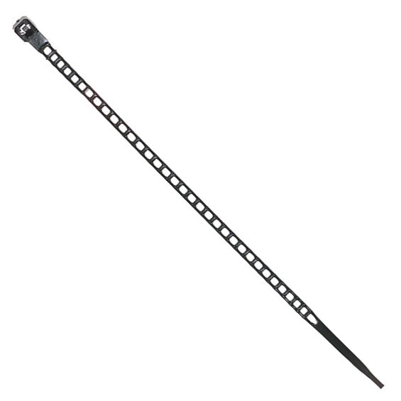7 Inch 40 Lb Rung Type Wire Tie Black