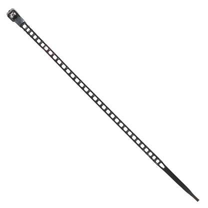 7 Inch 40 Lb Rung Type Wire Tie Black