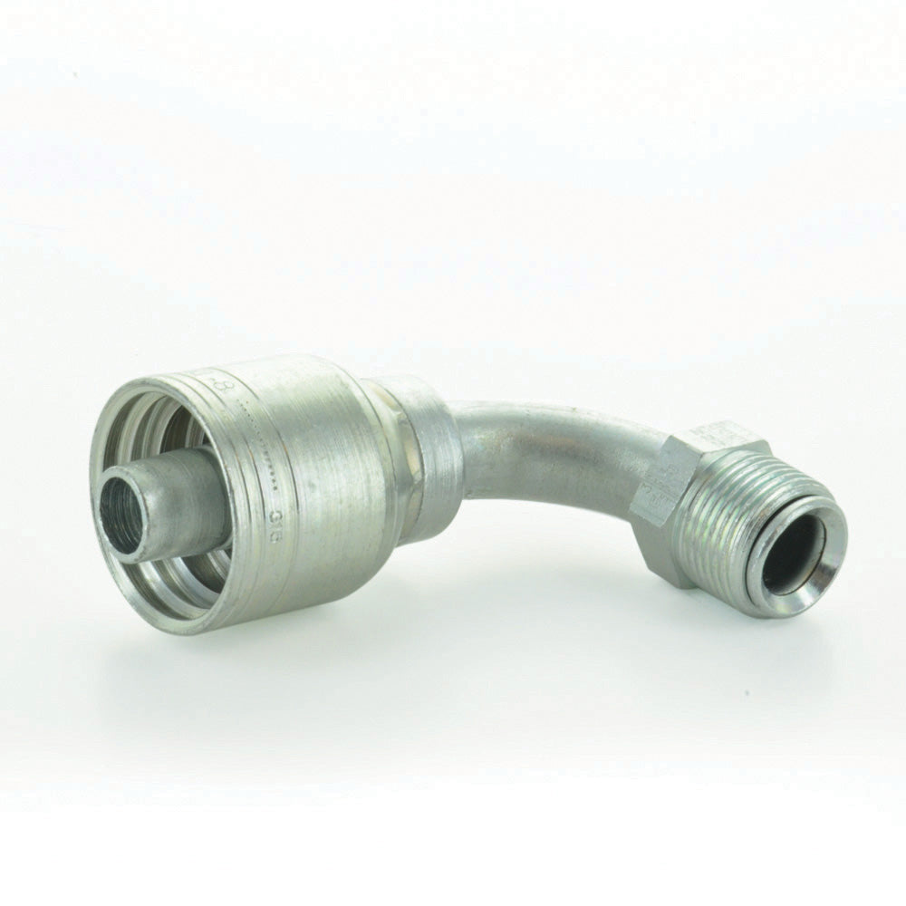 3/8 Inch X 7/16-24 Inverted Male Swivel 90 Degree Elbow Z Series Weatherhead Fitting