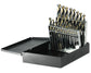 21 Piece Mechanics Length Drill Set With Black Index