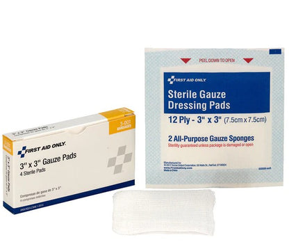 3" x 3" Gauze Dressing Pad