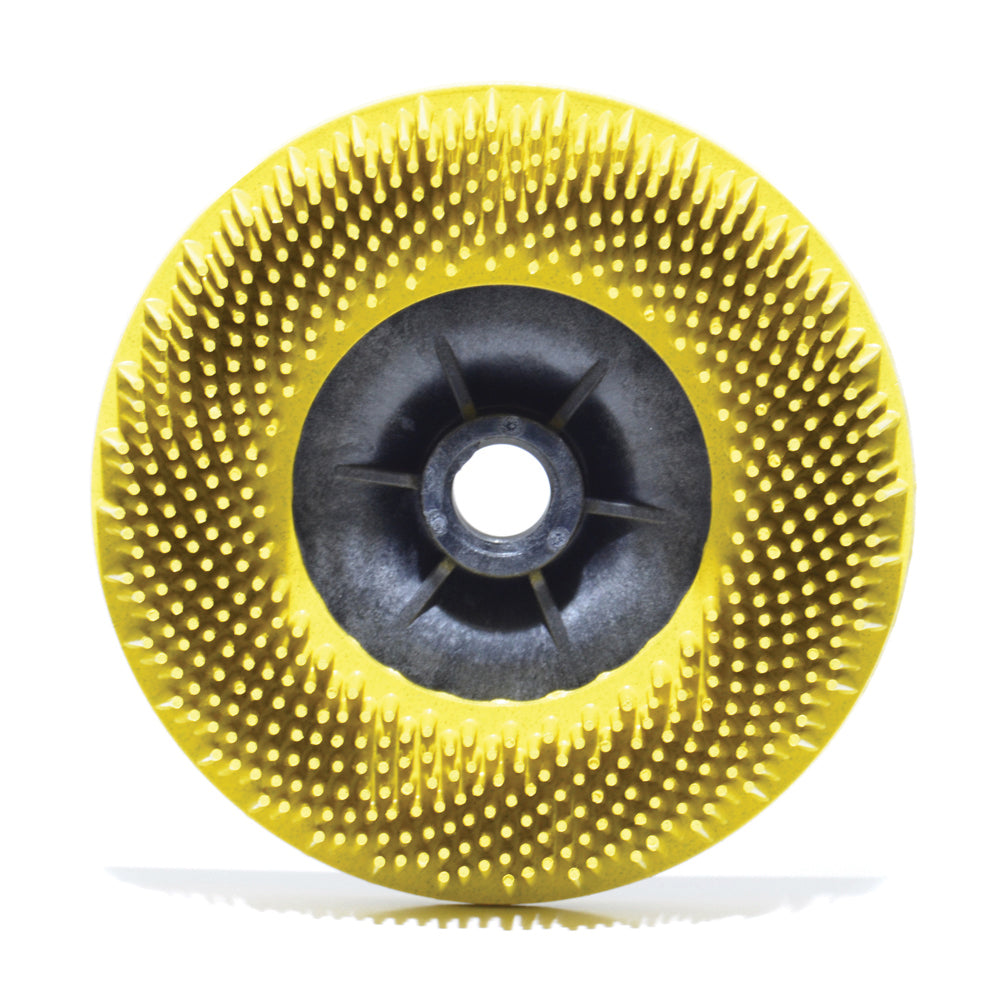 4-1/2 Inch x 5/8-11 Scotch-Brite� Bristle Disc Grade 80 Ceramic Abrasive Grain Yellow