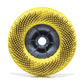 4-1/2 Inch x 5/8-11 Scotch-Brite� Bristle Disc Grade 80 Ceramic Abrasive Grain Yellow