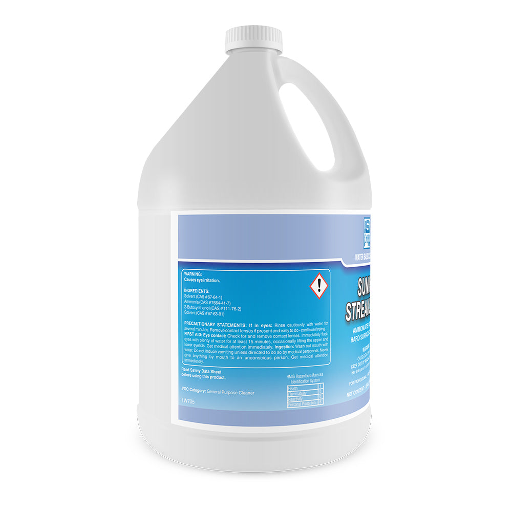 Fastserv Sunny Streakless Hard Surface And Glass Cleaner - 1 Gallon Bottle