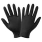Global Glove Panther-Guard Nitrile Powder-Free Industrial Micro-Diamond Black 6-Mil Disposable Gloves Medium
