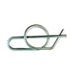 2.506 Inch Locking Cotter Pin Fits Shaft 7/8 Inch Heavy Zinc Coated Ring Clip