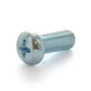 M4 x 0.7 x 14 mm Coarse Zinc Plated Steel Phillips Drive Pan Head Machine Screw