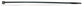6 Inch X 0.10 Inch Cable Tie Black - 100 Per Pack