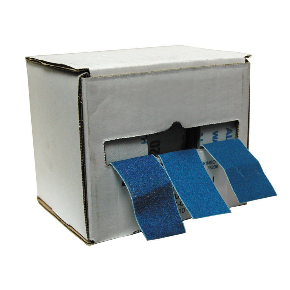 Super Blue Combo Pack With 80- 120- and 150 Grit Aluminum Oxide Wet Cut Cloth Rolls