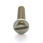 1/4-20 x 1-1/2 Inch Coarse Plain 18-8 (A2) Stainless Steel Slotted Drive Round Head Machine Screw