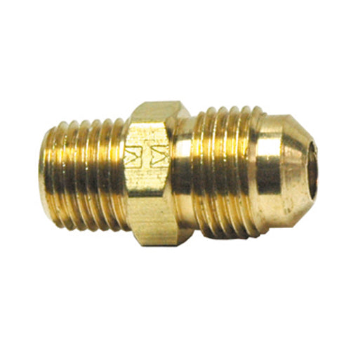 1/4 Inch X 1/4 Inch Lead Free Brass SAE 45 Degree Flare Half Union