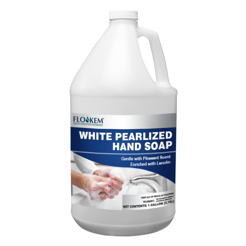 Flo-Kem White Pearlized Hand Soap - 1 Gallon Bottle