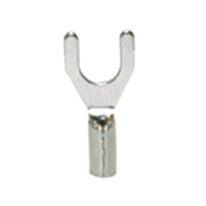 12-10 Gauge Uninsulated High Temperature Fork Spade Terminal #10 Stud