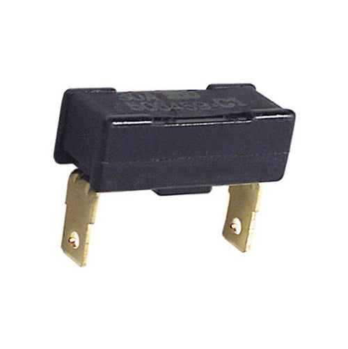 15 Amp 12 Volt Dc Thermoplastic Mod Reset Navistar Quick-Connect Circuit Breaker w 1/4" Blade Mount On 1.08" Center