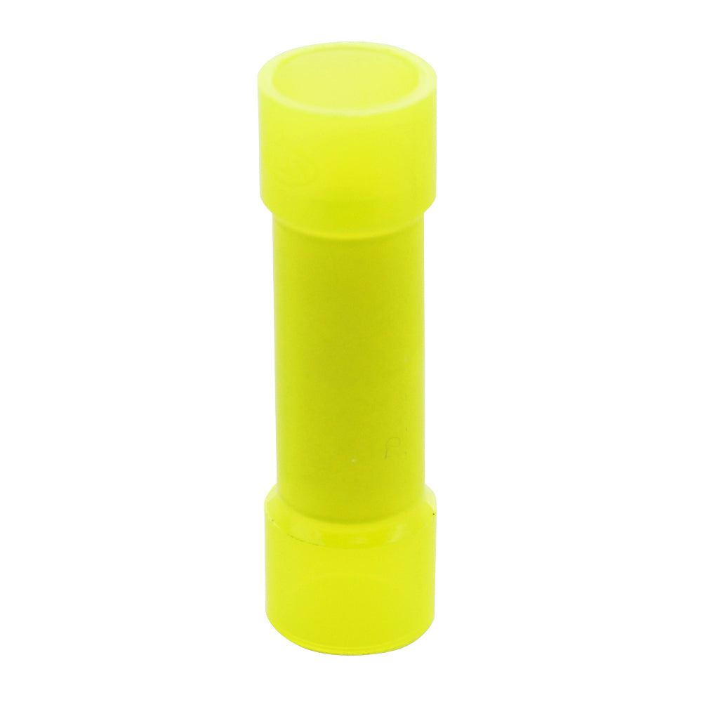 12-10 Awg Yellow Electrolytic Copper Terminal Nylon Insulated Flared Button Connector