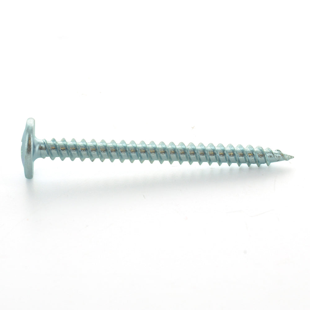 #8 x 1 Inch Needle Point #2 Phillips Drive K-Lath/Modified Truss Head Zinc Plated Steel Self-Piercing Drywall Screw