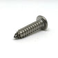 #10 x 1-1/4 Inch Stainless Steel Torx Pin Button Head Tamper Resistant Sheet Metal Screw