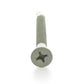 1/4-20 x 2-3/4 Inch Zinc Plated Steel #4 Point Flat - Countersunk Head Self-Drilling Tek Screw With Wings