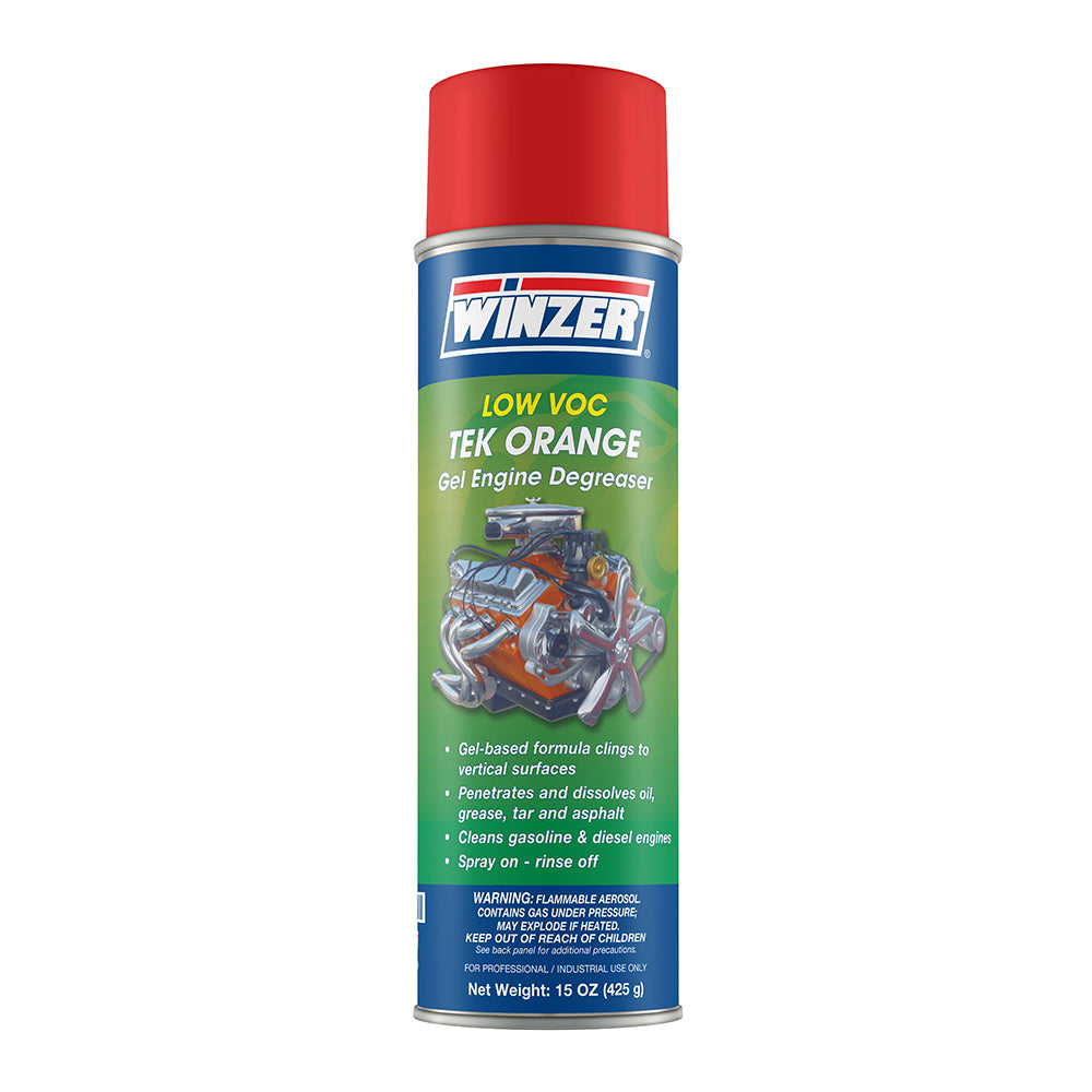 Winzer Tek Orange Low Voc Gel Engine Degreaser - 15 Oz Net Weight Aerosol