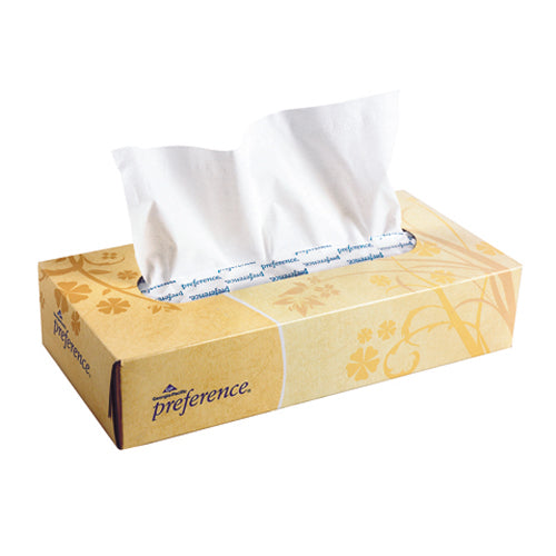 Preference Facial Tissue 100 Sheets Per Flat Box
