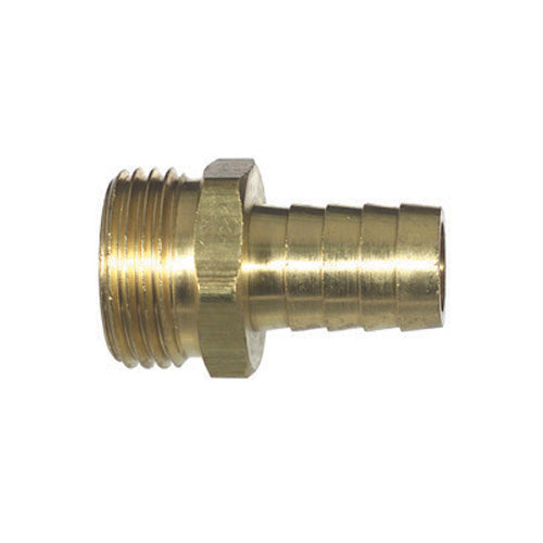 3/4 Inch Male Garden Hose Thread To 3/8 Hose Barb Brass