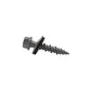 #10 x 2-1/2 Unslotted HI-Hex Washer Head Type 17 Screw w/SS Bonded Sealing Washer for Metal to Wood- Weather Coated