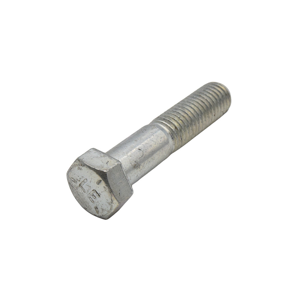 9/16-12 x 2-3/4 Inch Coarse Grade 5 Zinc Plated Medium Carbon Steel Hex Head Cap Screw