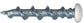 3/16 Inch x 1-1/4 Inch Chrome Plated Concrete Screws Wall-Dog� Anchor - 100 Per Box