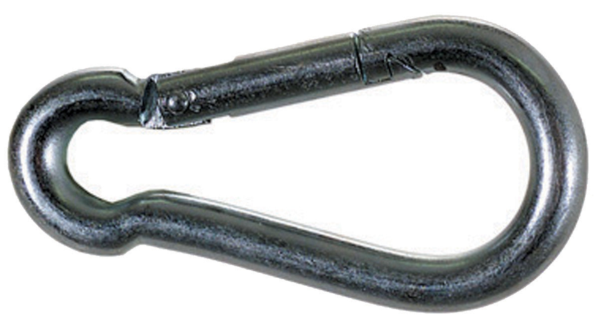3/16 Inch X 2-1/8 Inch Zinc Plated Steel Chain Connector Spring Clip