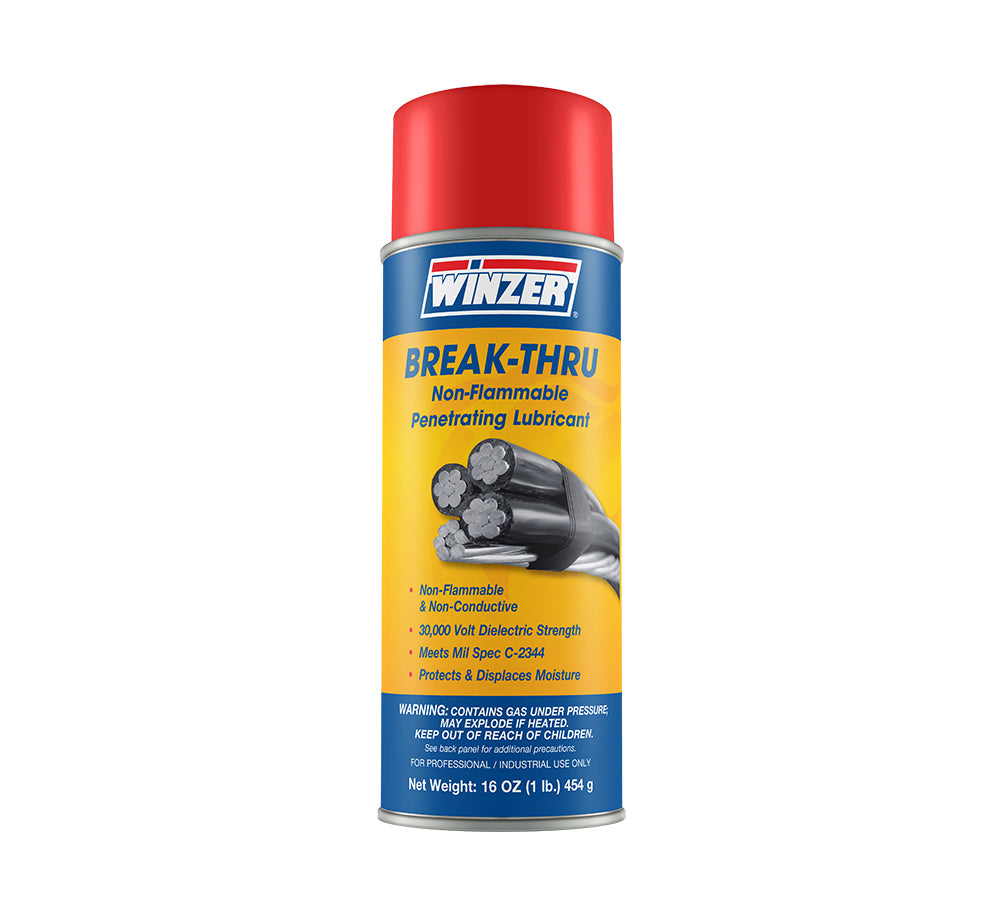 Winzer Break-Thru Non-Flammable Penetrant - 16 Oz Net Weight - Aerosol