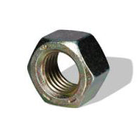 1/2-13 Coarse Yellow Zinc Grade 8 Finished Hex Nut