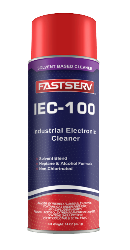 Fastserv Iec-100 Industrial Electronic Cleaner - 12 Oz Net Weight - Aerosol