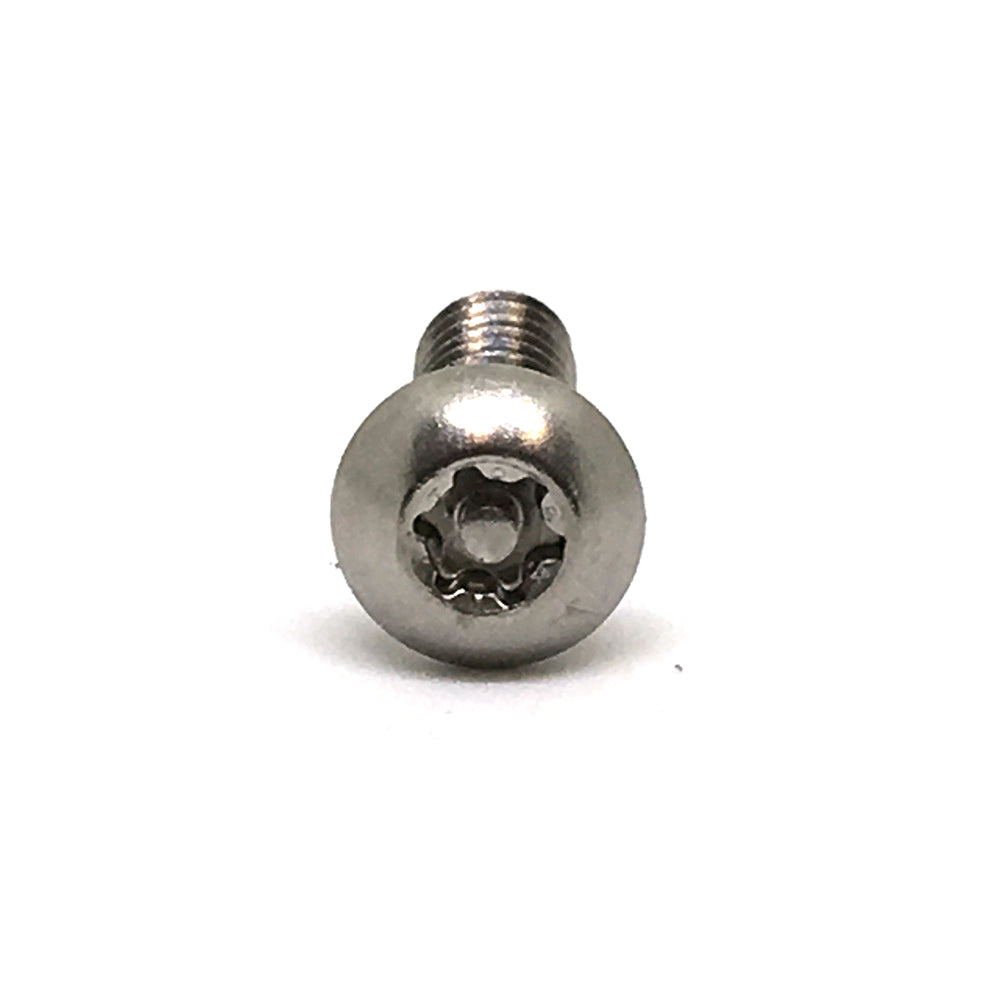 #14 x 1 Inch Stainless Steel Torx Pin Button Head Tamper Resistant Sheet Metal Screw