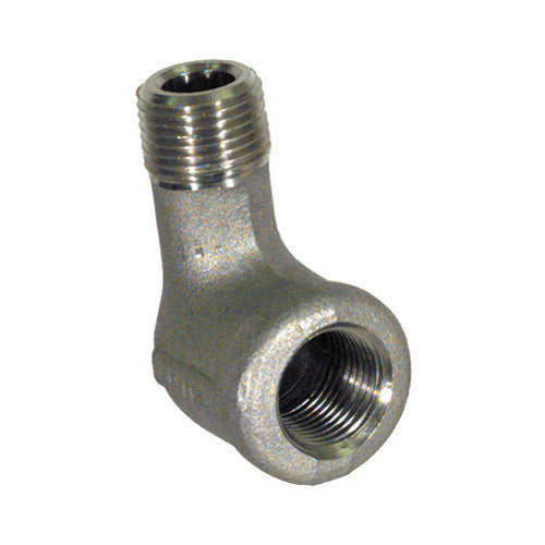 1/2" Schedule 40 NPT 316 Stainless Steel 90 Degree Street Elbow