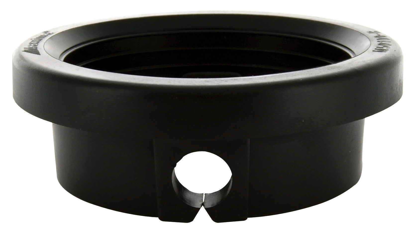 2-1/2 Open Round Black Vinyl Grommet
