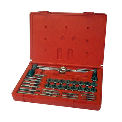 High Speed Steel 23 Pieces Spiral Point Tap And Hex Die Set