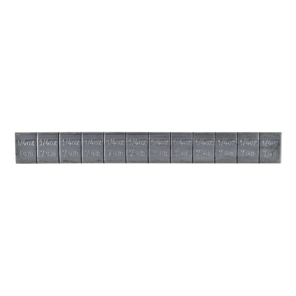 0.2188 Inch x .50 Inch 7 Gr 3 Oz. Lead Adhesiveesive Tape Weight - 30 Per Box