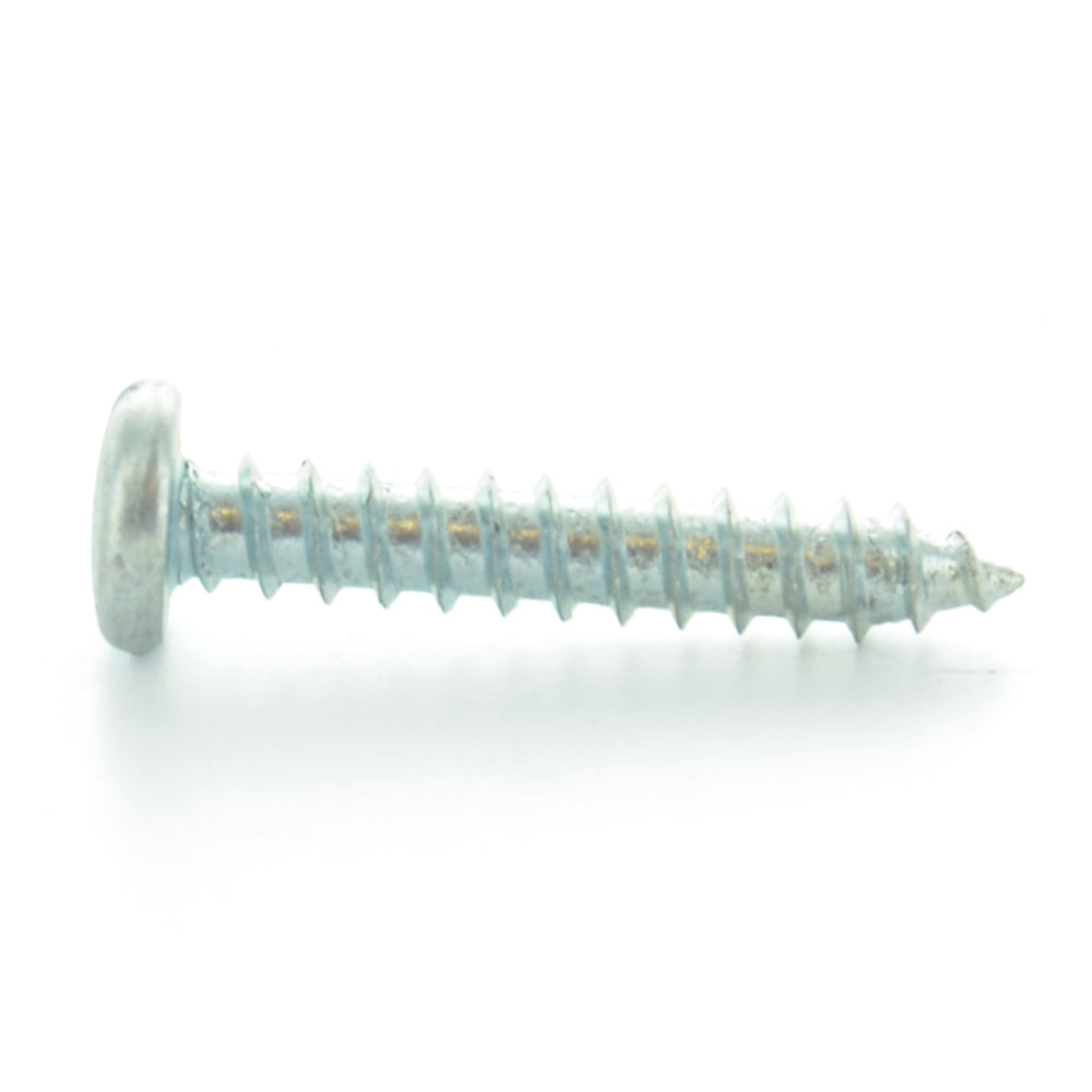 #6 x 3/4 Inch Zinc Plated Low Carbon Steel Pan Head Type-Ab Self-Tapping Sheet Metal Screw