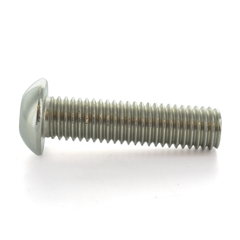 #8-32 x 3/4 Inch Coarse Plain 18-8 (A2) Stainless Steel Button Head Socket Cap Screw