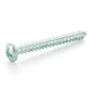 #12-14 x 5/8 Inch Zinc Plated Low Carbon Steel Pan Head Type-A Self-Tapping Sheet Metal Screw