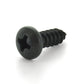 #6 x 1 Inch Black Oxide Alloy Steel Pan Head Type-Ab Self-Tapping Sheet Metal Screw