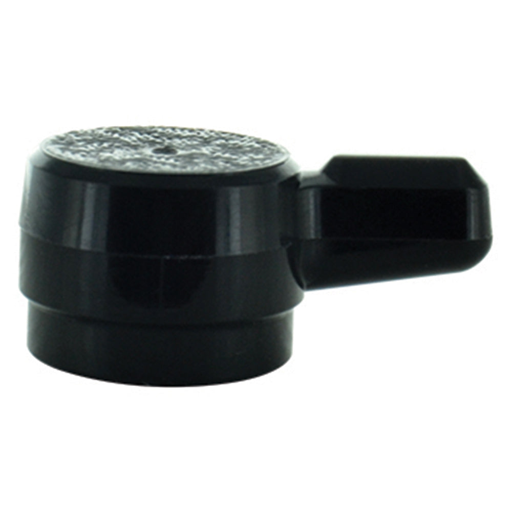 Black "L" Shaped Thumb Screw Knob - #10 (9/16 Inch Diameter)