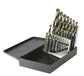 15 Piece Mechanics Length Drill Set With Black Index