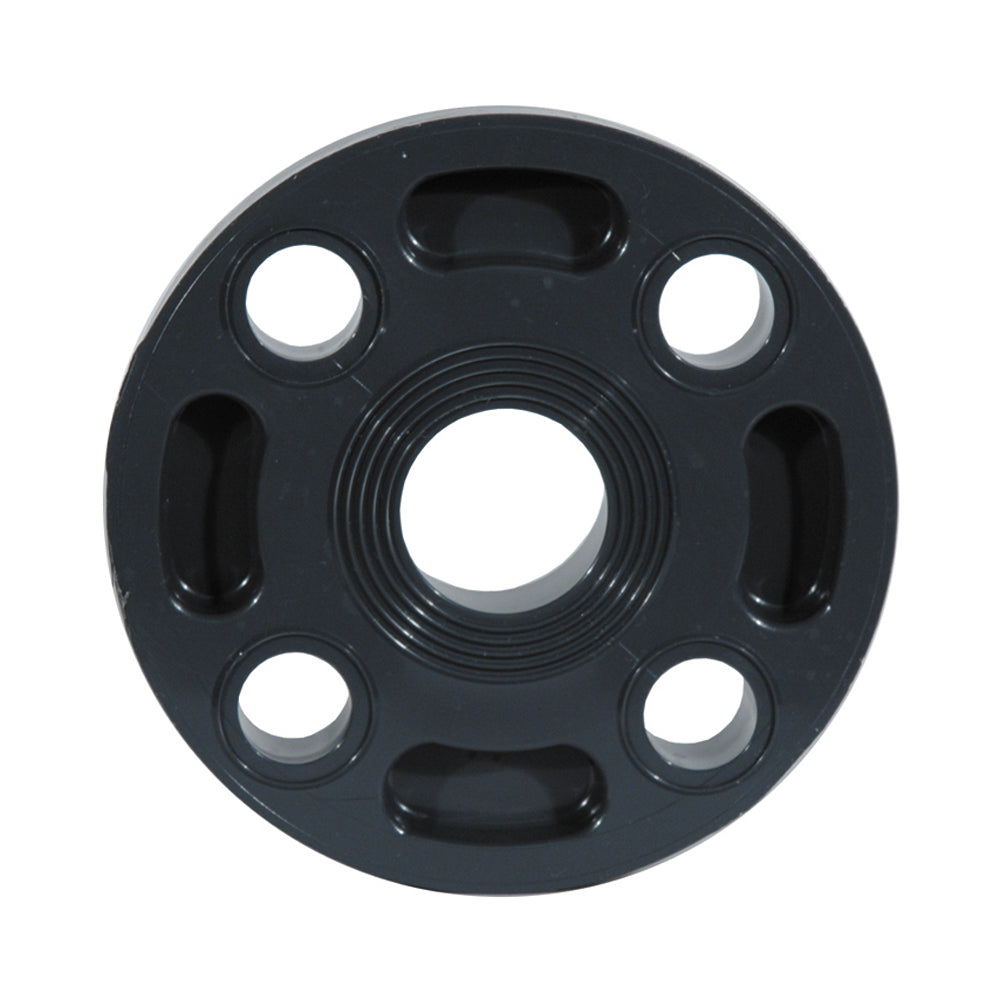 1 Inch Socket Sch 80 Dark Gray Pvc 1 Piece Flange